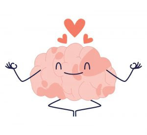 mental health happy brain meditating
